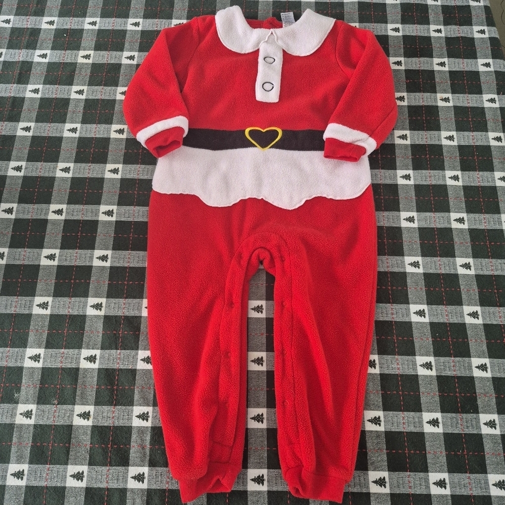 George Boys Santa Fleece Outfit 18-24M